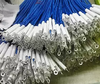Yeni Enerji Ara&ccedil;larının Kablo tesisatı i&ccedil;in kullanılan akrilik kaplı fiberglas kılıf